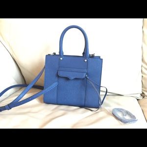 Rebecca Minkoff mini M.A.B. tote in royal blue